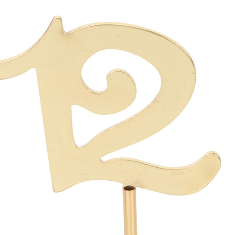 6pcs Metal Wedding Table Numbers Rust Prevention Thickened Tall Table