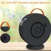 Automatic Rotation Bubble Machine USB Rechargeable Automatic Bubble Blower for