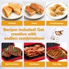 2026 Microwave Sandwich Maker, Microwave Toaster with Adjustable Silicone Strap,