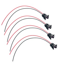 Michigan Motorsports EV1 Fuel Injector Connector Plug Harness Pigtail Replaces Minitimer Jetronic Bosch Qty 4