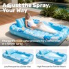 SLOOSH Misting System Inflatable Tanning Pool Lounger Float, 6 in