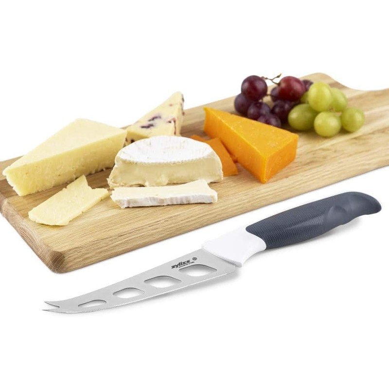 Zyliss Cheese Knife – Stainless Steel Blade with Non-Stick Holes