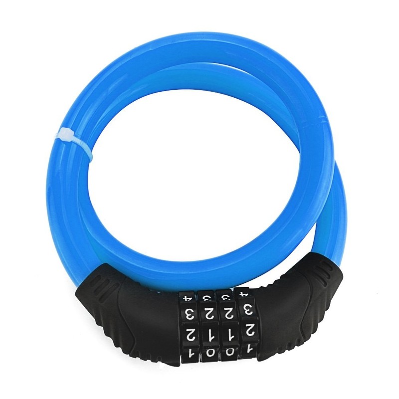 Sanwo Security Bike Lock 4 Digit Resettable Combination Cable Lock