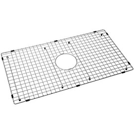 Serene Valley Sink Bottom Grid 24-9/16" X 14-7/16", Centered Drain with Corner Radius 3/8", Sink Protector NDG2515C