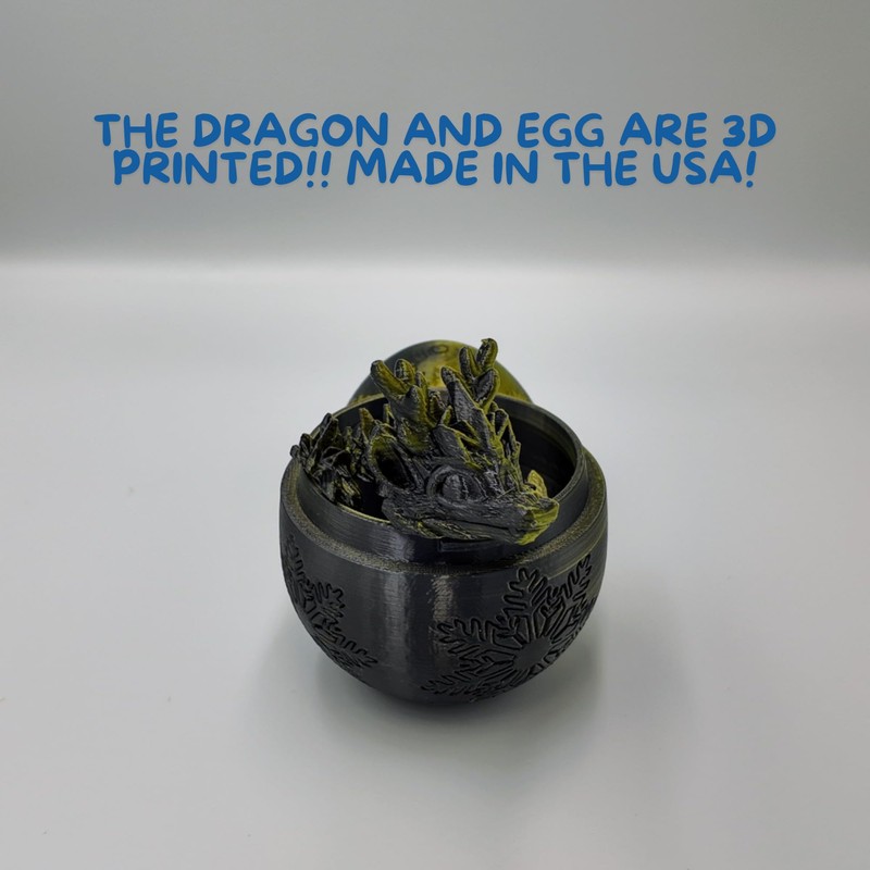 ZZ LIFE Surprise Winter Dragon Egg - 11" Dragons Articulating