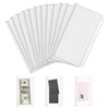 Pack of 20 A6 binder pockets, PVC 6 holes folder