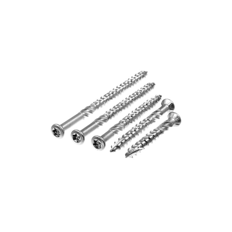 SECCARO Liseko 5mm x 50mm A4 Stainless Steel Decking Screw