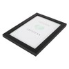 Happy Homewares Contemporary and Stylish Black Veneer Wood Effect A5