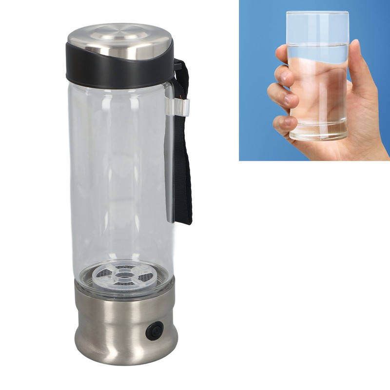 410ML Portable Hydrogen Water Generator 1200‑1400PPB Hydrogen Rich Water Maker