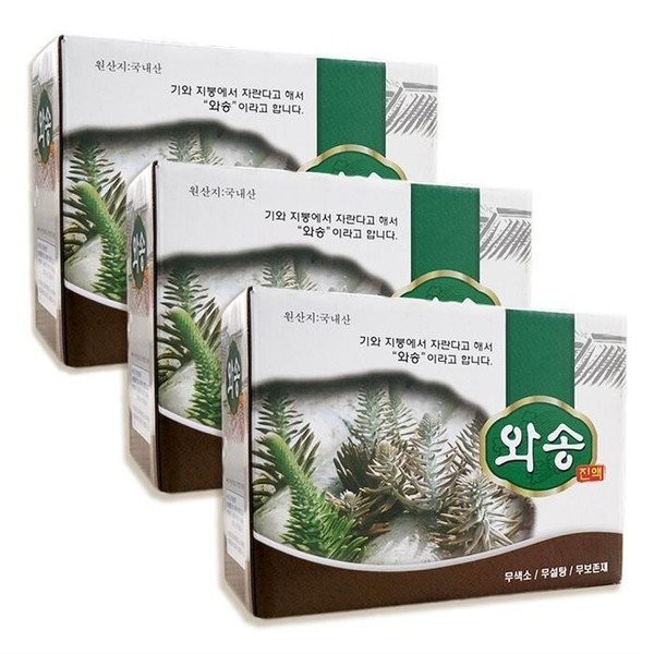 [Half Club/Good Soil] Domestic Wasong extract, 60 sachets, 3 packs, deep and rich taste of Wasong, loved by oriental medicine / [하프클럽/굿소일]국내산 와송 엑기스 진액 즙 60포 3팩묶음, 한방이 사랑한 와송의 깊고 진한 맛