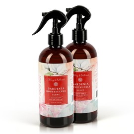 Abbey & Sullivan Linen Spray, Gardenia Honeysuckle, Fabric Freshener and Fragrance Room Spray, Pack of 2, 16 oz