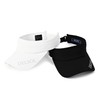 Delsol 7845 Sun Visor, White, Black, One Size Fits Most,