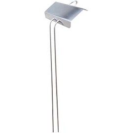 Galvanized Steel Plant Marker with Stainless Steel Plate, 10" E Style, 25 Piece Bundle