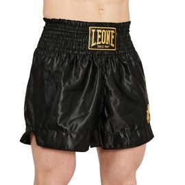 LEONE 1947 Pantaloncino Kick Basic 2 SHORTS-AB970, Black, XL