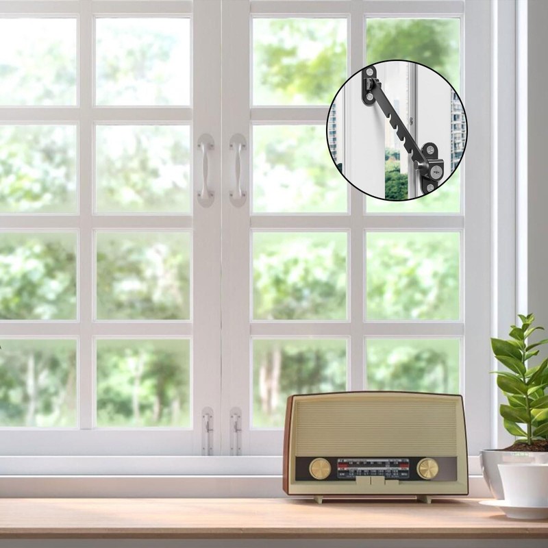 HERKINDNESS Window Stop, Pack of 2 Stainless Steel Window Tilt