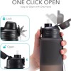 TakeToday Collapsible Water Bottles, Foldable for Travel, 32oz, Black