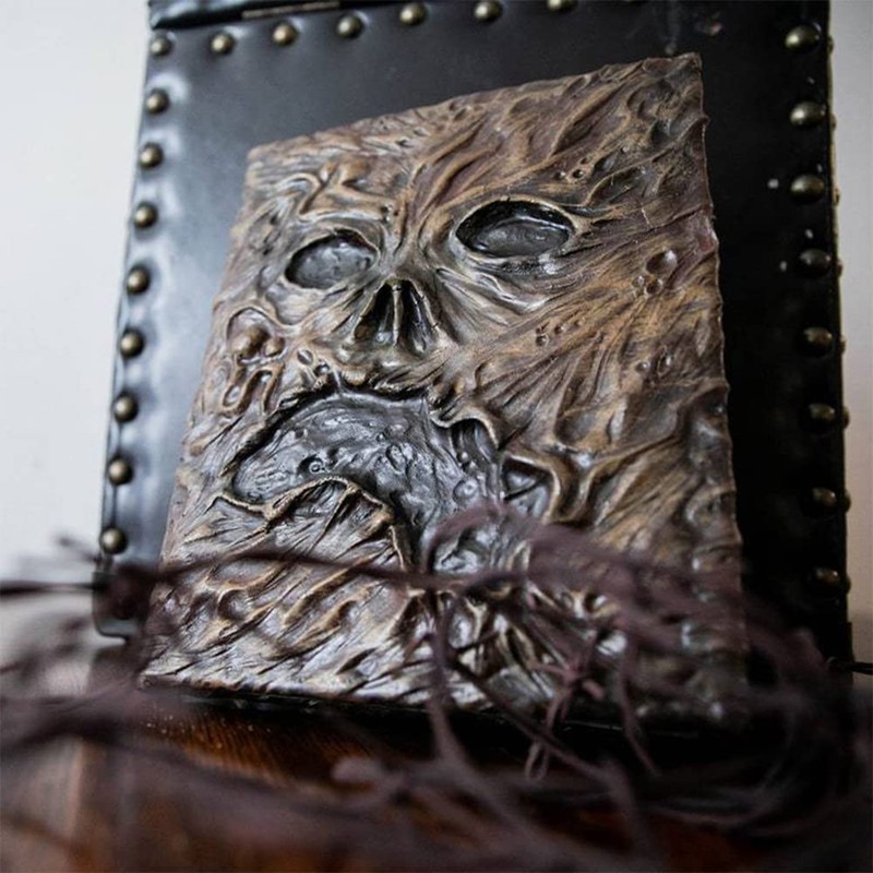 Evil Dead Book Spellbook Leather Hardcover Journal Spells Decoration Horror