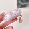 MINSCOSE Compatible with AirPods Pro Clear Case,Cute Cartoon Flower Pattern