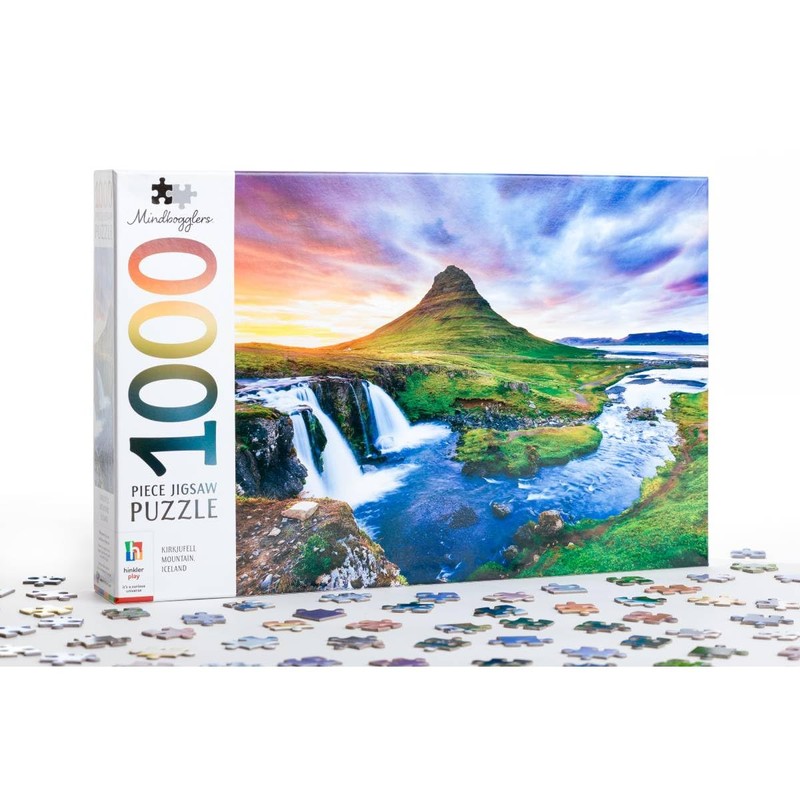 Mindbogglers 1000-Piece Jigsaw Puzzle: Kirkjufell Mountain, Iceland