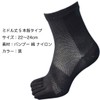 Hayashi BC935 Women's Socks, 5 Toe Mesh, 2 Pairs Set,