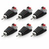 SELECOCO Speaker Wire to RCA Connector, 6 Pack RCA Convert