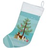 Caroline's Treasures CK3529CS Cavalier Spaniel Christmas Tree Christmas Stocking Fireplace