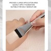 Flat Liquid Foundation Brush, Ergonomic Handle for Soft Hair, Ultra