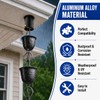 Demimy Rain Chain Gutter Adapter, 4 Pack, Black