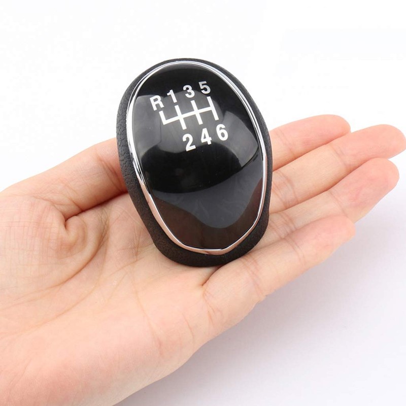 BIlinli 6 Speed Manual Stick Gear Shift Knob Lever Head