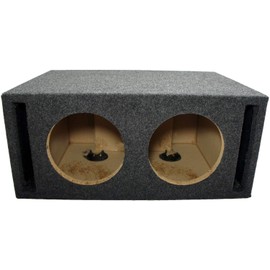 American Sound Connection Car Audio Dual 8" SPL Bass Subwoofer Labyrinth Vent Sub Box Stereo Enclosure