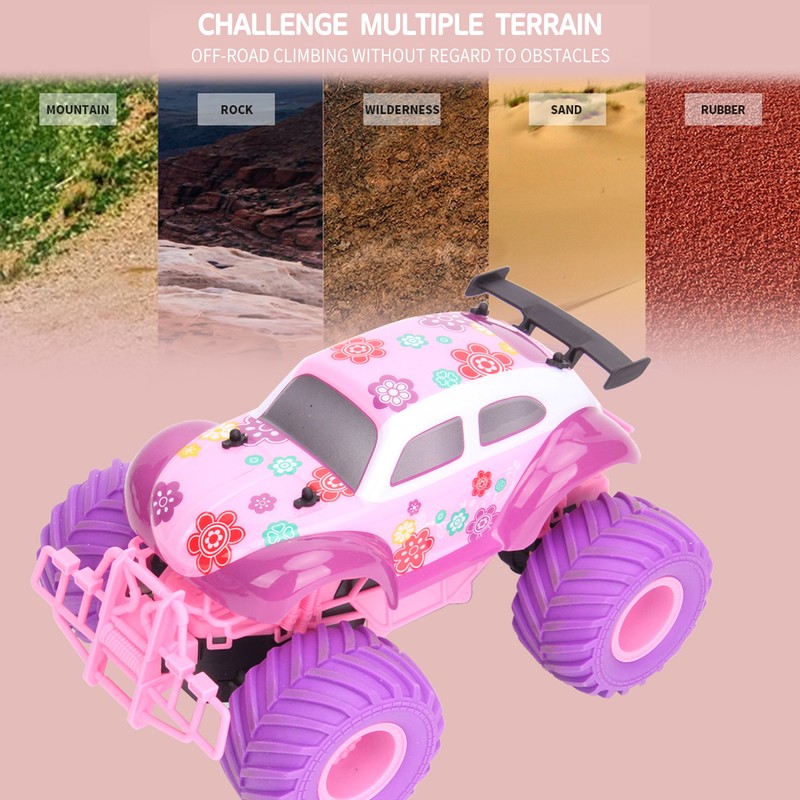 Remote Control Car for Girls 2.4GHz Cute Pink Purple Remote