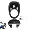 Headlight Fairing Mask Front Cowl Fork For Harley Sportster Dyna