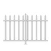 Bynbbur 2 Sets White Vinly Fence 84" W x 30"