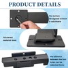 9-Inch Heavy Duty Flip Gate Latch with 4 Padlock Holes