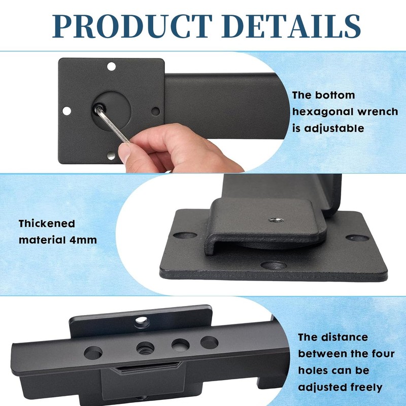 9-Inch Heavy Duty Flip Gate Latch with 4 Padlock Holes
