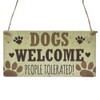 Second Ave Dogs Welcome People Tolerated Animal Pet Lover Wooden