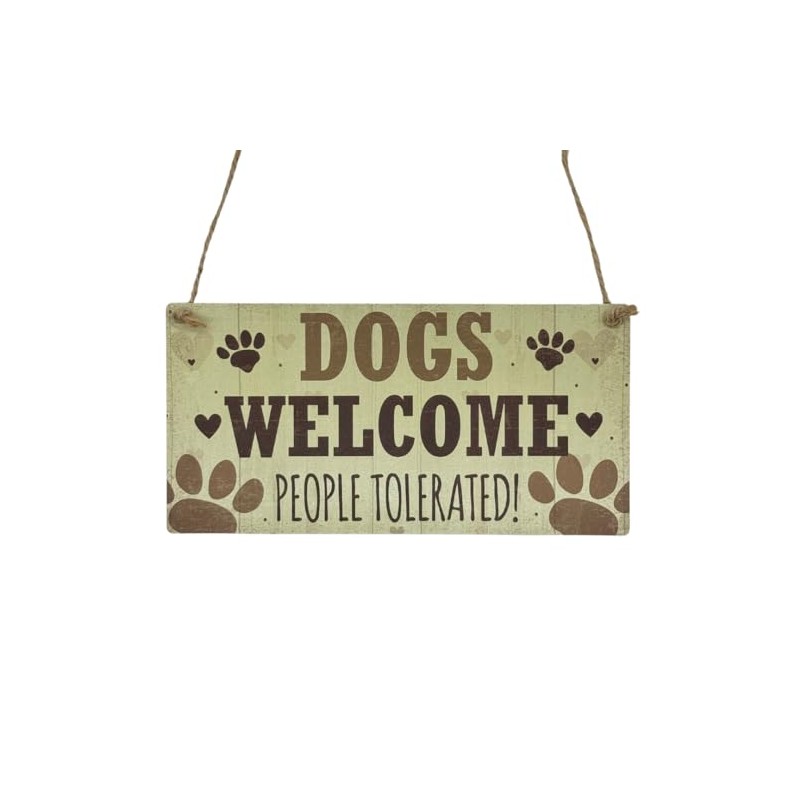 Second Ave Dogs Welcome People Tolerated Animal Pet Lover Wooden