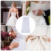 GORGECRAFT Wedding Dress Zip Replacement Adjustable Corset Shoelaces Replacement Dress