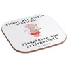 Mr. & Mrs. Panda Square Coasters Makeup Artist with Passion