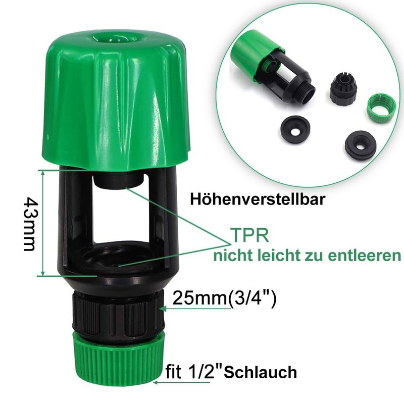 Ecyc Kitchen and Garden Watering Tap, Hose Pipe Snap Connector