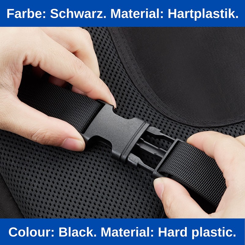Your Day Mate Buckle for Webbings, Made of Hard Plastic,