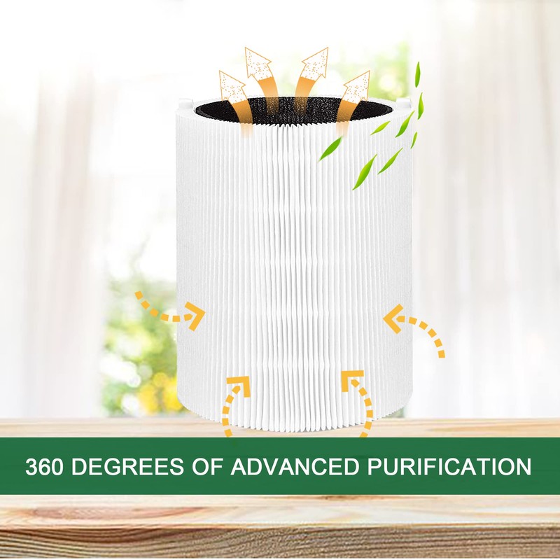 EZ SPARES Replacement Filter for Blueair Blue Pure 411 Genuine,411+,411