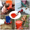Chicken Waterer Cups, 24 Pack Poultry Water Feeder with Drill,