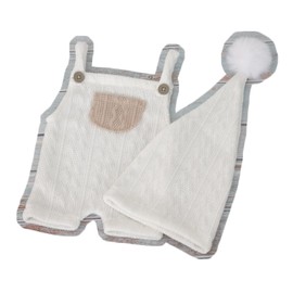 Zeroest Newborn Photography Props Outfits Boy Romper Hats Newborn Baby Photoshoot Outfits Girl Picture Props Newborn Photos (White)