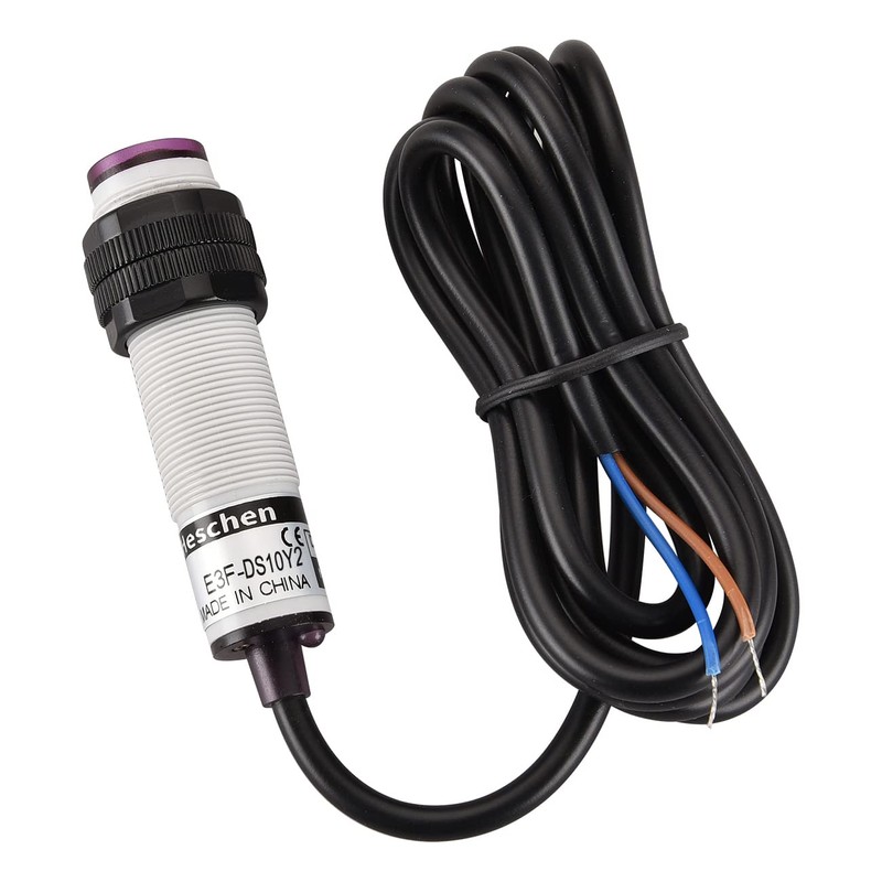 Heschen M18 Column Infrared Photoelectric Proximity Switch, Diffuse Reflection Type,