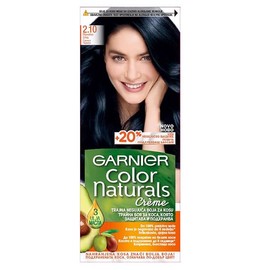 GARNIER - COLOR NATURALS Creme - Permanent hair color - 2.10 BLUE BLACK (PACK OF 3)