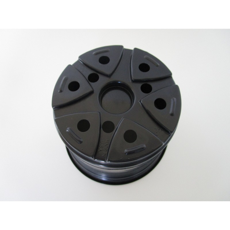 Landmark Plastics 5" Diameter Black Plastic Nursery Pot (50)