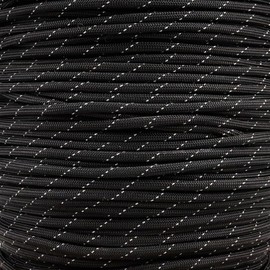 Paracord Planet Reflective 550lb Paracord – 7 Strand Type III Nylon Parachute Cord for Outdoor Visibility, Hiking & Crafting