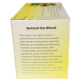 Tekola, Ceylon Black Tea, Lemon. A premium blend of 100% pure Ceylon Tea artfully flavored with hints of lemon. Full-bodied and lively with bright notes, 25 Count (Pack of 6)
