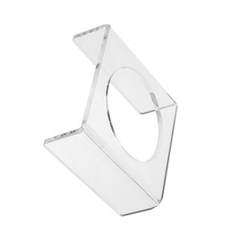 VILLFUL Acrylic Display Stand for Sports Balls Transparent Ball Holder for Football Basketball Soccer Volleyball Sturdy Versatile Design Support for Showcase and Storage